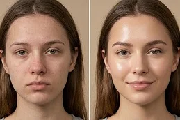 Rosacea Treatment After and Before