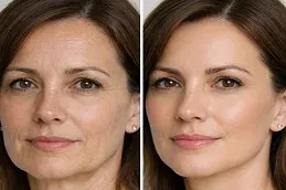 before and after cosmelan peel