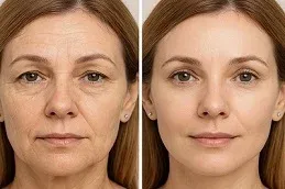 cosmelan peel before and after