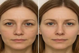 under eye filler before and after