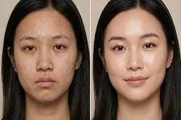 Microdermabrasion After and Before
