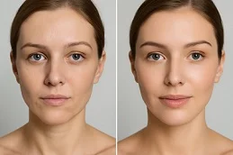 Diamond Peels before and after