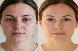 before and after Diamond Peels